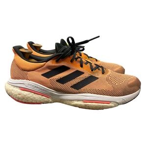 Adidas‎ SolarGlide 5 Running Shoes Men’s 11 Orange Black Boost Cushion Sneakers